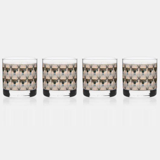 Ancient Bull Whisky Glas (Achterkant)