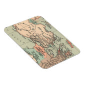 Ancient Byzantine Empire Map Magneet (Rechterzijde)