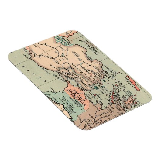 Ancient Byzantine Empire Map Magneet (Rechterzijde)