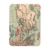 Ancient Byzantine Empire Map Magneet (Verticaal)