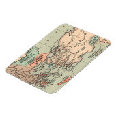 Ancient Byzantine Empire Map Magneet (Linkerzijde)