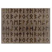 Ancient Celtic Runes Alphabet patroon Snijplank (Voorkant)