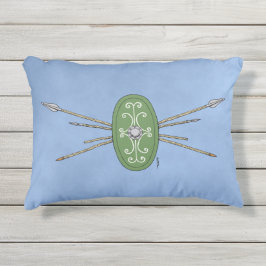 Ancient Celtic Shield and Spears Buitenkussen