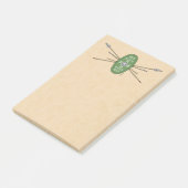 Ancient Celtic Shield and Spears Post-it® Notes (Schuin)
