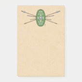 Ancient Celtic Shield and Spears Post-it® Notes (Voorkant)