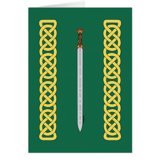 Ancient Celtic Sword and Knotwork (Voorkant)