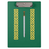Ancient Celtic Sword and Knotwork Klembord (Voorkant)