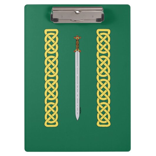 Ancient Celtic Sword and Knotwork Klembord (Voorkant)