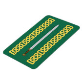 Ancient Celtic Sword and Knotwork Magneet (Linkerzijde)
