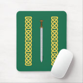 Ancient Celtic Sword and Knotwork Muismat (Met muis)