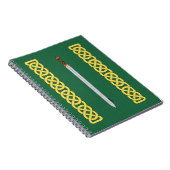 Ancient Celtic Sword and Knotwork Notitieboek (Rechterzijde)