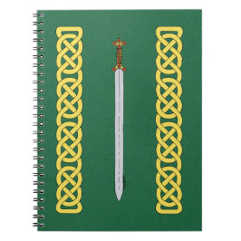 Ancient Celtic Sword and Knotwork Notitieboek