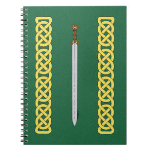 Ancient Celtic Sword and Knotwork Notitieboek