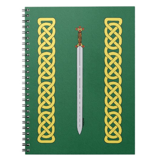 Ancient Celtic Sword and Knotwork Notitieboek (Voorkant)