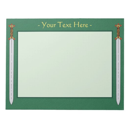 Ancient Celtic Sword Notitieblok (Voorkant)