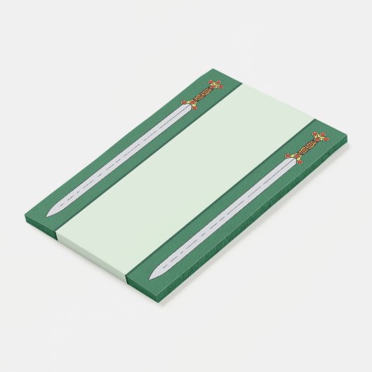 Ancient Celtic Sword Post-it® Notes (Schuin)