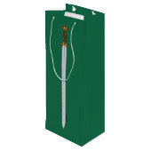 Ancient Celtic Sword Wijn Cadeautas (Achterkant Gekanteld)