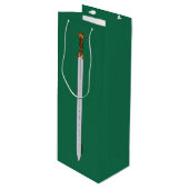 Ancient Celtic Sword Wijn Cadeautas (Voorkant Gekanteld)