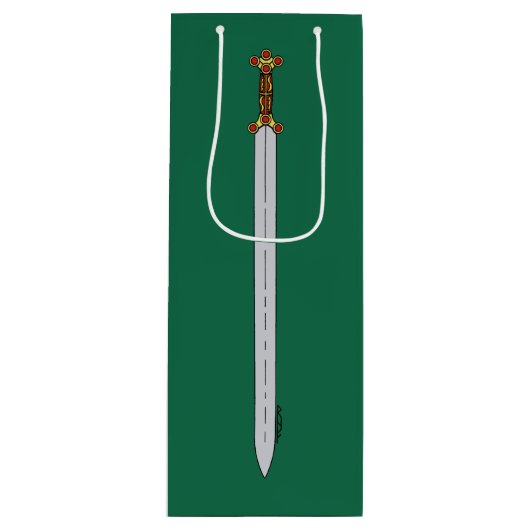 Ancient Celtic Sword Wijn Cadeautas (Voorkant)