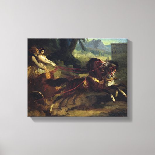 Ancient Chariot Race Canvas Afdruk (Voorkant)