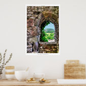 Ancient Chepstow Castle, Monmouthshire, Wales Poster (Keuken)