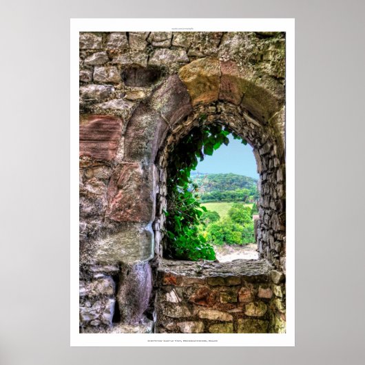 Ancient Chepstow Castle, Monmouthshire, Wales Poster (Voorkant)
