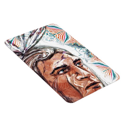 Ancient chieftan en fractaal patroon magneet (Rechterzijde)