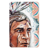 Ancient chieftan en fractaal patroon magneet (Verticaal)