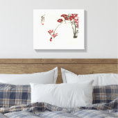 Ancient China Painting-Qi Baishi-Red Wintersweet Canvas Afdruk (Insitu (Slaapkamer))