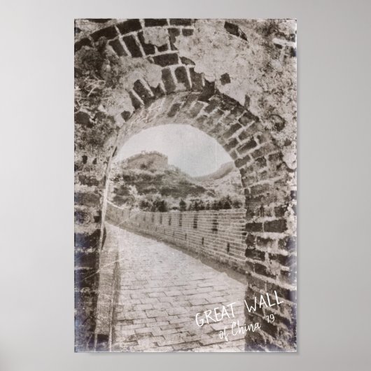 Ancient China The Great Wall Defence Scenerold Poster (Voorkant)