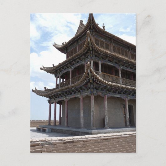 Ancient Chinees gebouw Briefkaart (Voorkant)