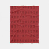 Ancient Chinees gedicht - Yuan Ri Fleece Blanket Deken (Voorkant)