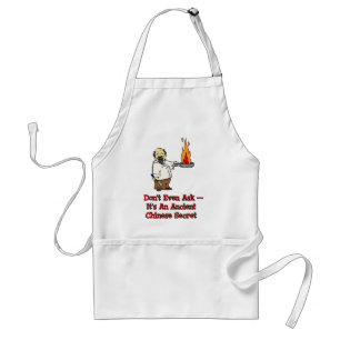 Ancient Chinees Geheim Standaard Schort