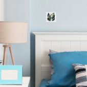 Ancient Chinees inklandschap met waterval Folie Afdrukken (Insitu (Slaapkamer))