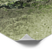 Ancient Chinees inktschilderdpad Poster (Hoek)