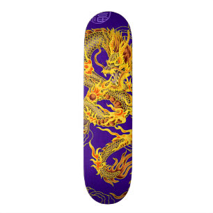 Ancient Chinees keizer Dragon Custom Pro Board Persoonlijk Skateboard