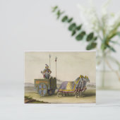 Ancient Chinees oorlogstuig uit Le Costume Anci Briefkaart (Staand voorkant)