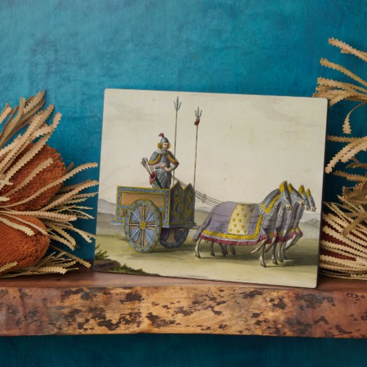 Ancient Chinees oorlogstuig uit Le Costume Anci Fotoplaat (Zijkant)