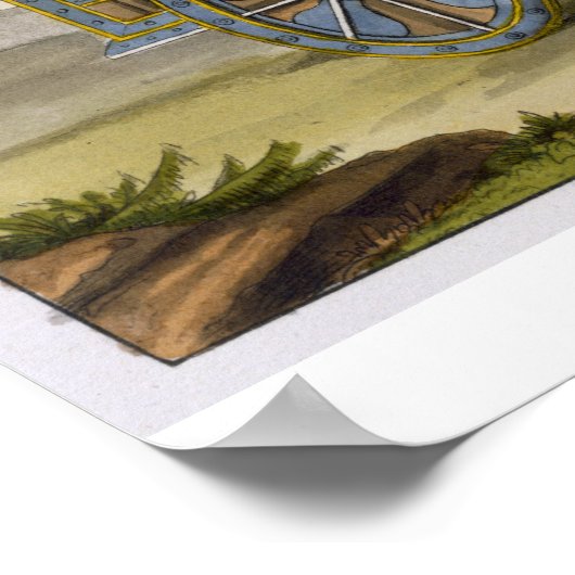 Ancient Chinees oorlogstuig uit Le Costume Anci Poster (Hoek)