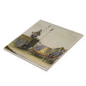 Ancient Chinees oorlogstuig uit Le Costume Anci Tegeltje (Zijkant)