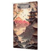 Ancient Chinees scène Paper Cut Brown klembord (Links)