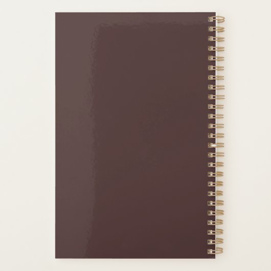 Ancient Chinees scène Paper Cut Brown Planner