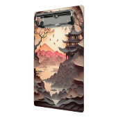 Ancient Chinees scène Paper Cut Mini Cliboard Mini Klembord (Angled2)