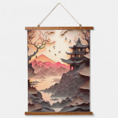 Ancient Chinees Scene Paper snijdt wandtapijt af Hangend Wandkleed (Voorkant)