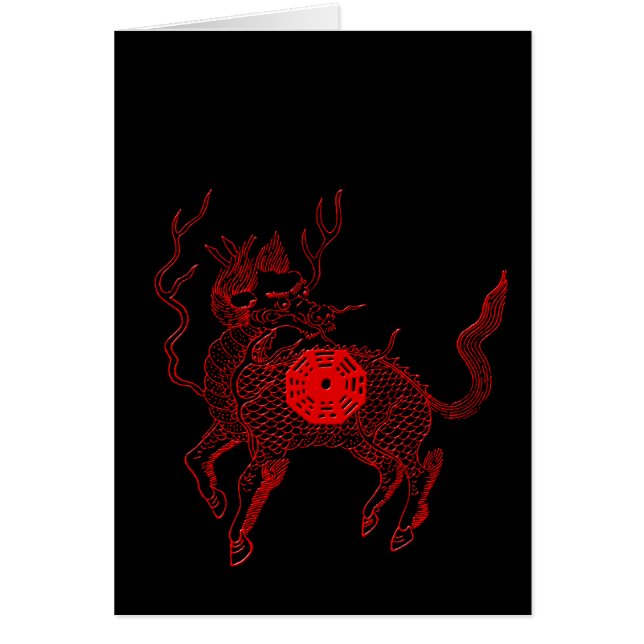 Ancient chinese multiplicator-drakenpaard Lung Ma (Voorkant)