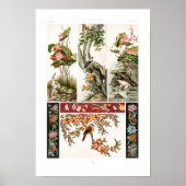 Ancient Chinese pattern by Albert Racinet Poster (Voorkant)