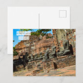 Ancient City of Ayutthaya Briefkaart (Voorkant / Achterkant)