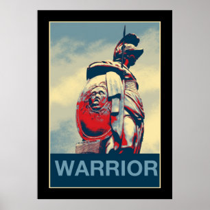 Ancient Colosseum Spartan Warrior Roman Gladiator Poster