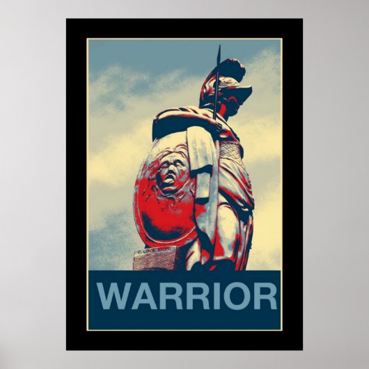 Ancient Colosseum Spartan Warrior Roman Gladiator Poster (Voorkant)