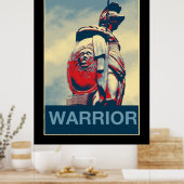Ancient Colosseum Spartan Warrior Roman Gladiator Poster (Keuken)